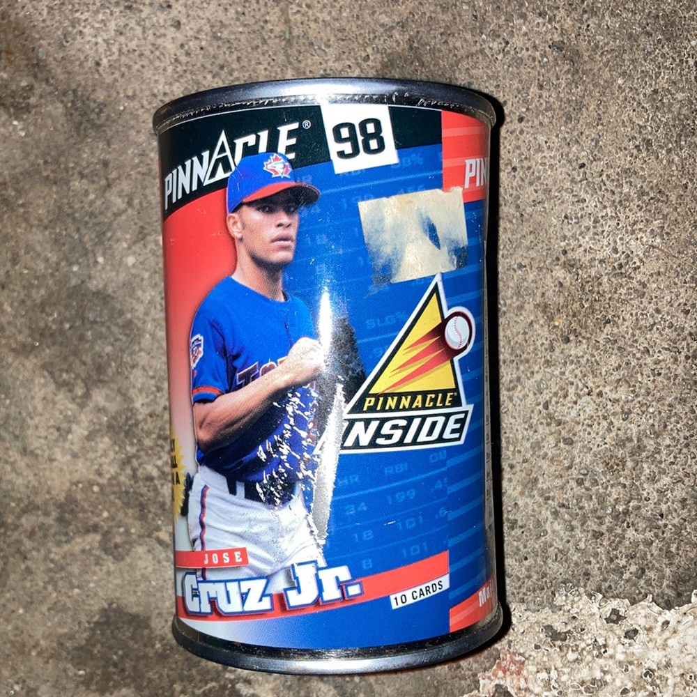 🏟⚾️ Pinnacle 98 • Jose Cruz, Jr. • Toronto Blue Jays • EMPTY Cards Can $3 ⚾️🧢